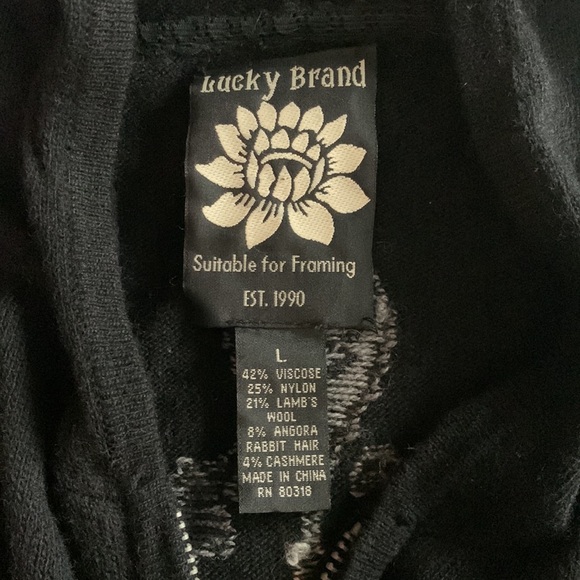 LUCKY BRAND STUDDED CARDIGAN - Picture 3 of 3